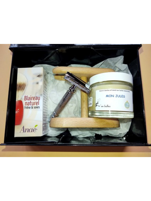 Kit complet de rasage traditionnel coffret d'exception