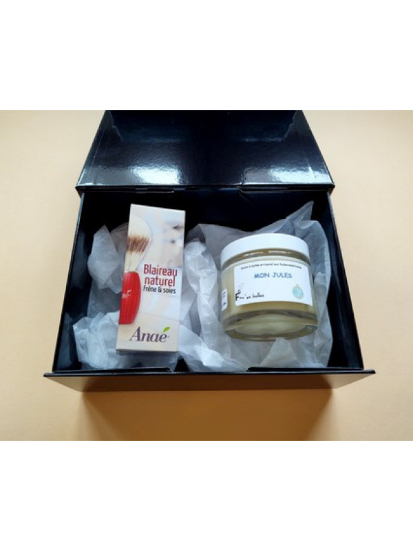 kit rasage traditionnel savon+blaireau